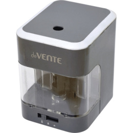 Точилка электрическая Devente, 3 варианта заточки, 1 отверстие, в пластик. коробке 4071920