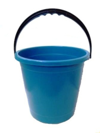 Ведро пластиковое 10л без крышки мерное Волга, цвета в ассортименте Агропласт БК0051