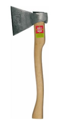 Топор 0,8кг деревянная ручка, кованый, прямое лезвие БелЦентроМаш 2108