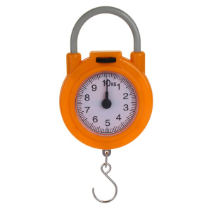 Безмен механический пластиковый круглый до 10кг Vetta 487-061