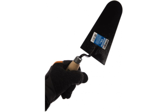 Кельма плиточника овальная деревянная усиленная ручка Сибин 0820-5