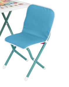 Чехол на стул из дюспо бирюзовый DAMI