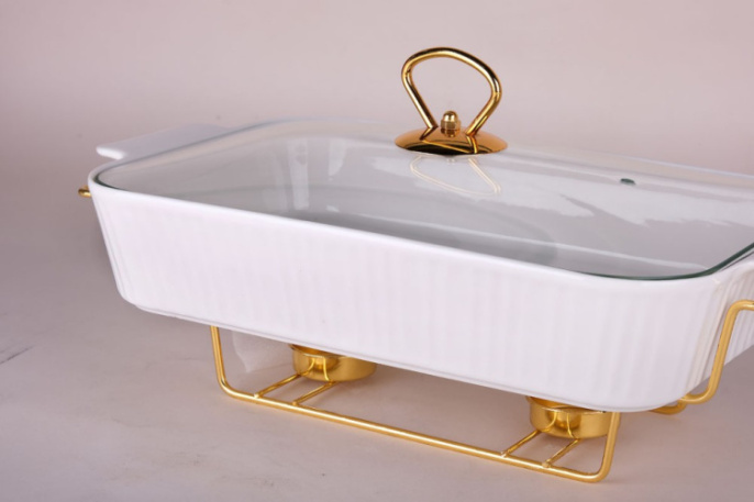 Мармит фарфоровый 363х190х60мм, в п/у Коралл ZD14454