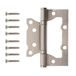 Петля накладная Code Deco 100х75х2,5-B2-NIS матовый никель (бабочка) Code Deco 41898