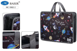 Папка-портфель детский Космос, на молнии МС-5082-2