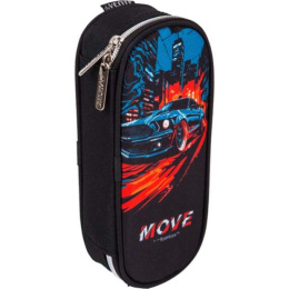 Пенал Devente овальный Move, с внутренним органайзером-створкой 7023437