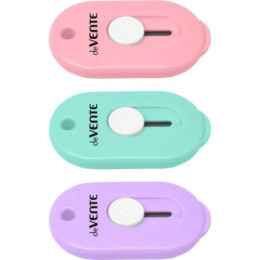 Нож канцелярский малый 9мм Devente Pastel ассорти 4090100