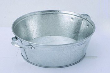 Таз оцинкованный круглый 13л Меткомтрейдинг