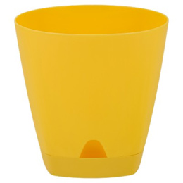 Горшок для цветов пластиковый Amsterdam с прикорневым поливом 8л d-25см спелая груша InGreen ING6202СГ