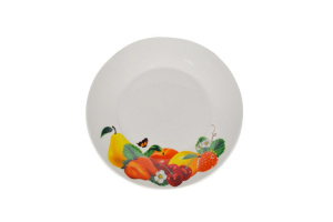 Тарелка фарфоровая мелкая 175мм Фруктовый микс Lavenir т7-7213#