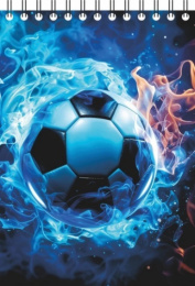 Блокнот А6  40 листов Lamark Крутой футбол, гребень 128/03004307