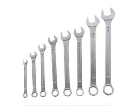 Ключи комбинированные набор  8шт. 6-19мм хромированные Sparta 154605