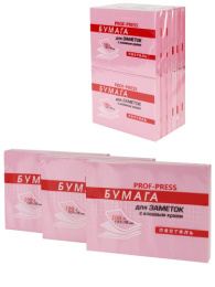 Блок самоклеящийся 76х101 розовый пастель 100 листов ЗБ-4588