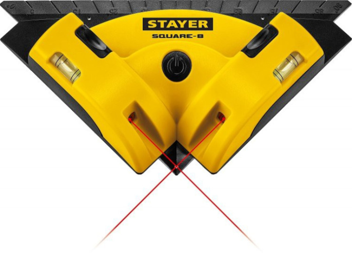 Угольник лазерный для кафеля Square-8, 8м Stayer 34928