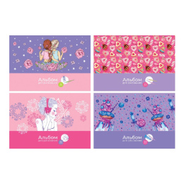 Альбом для рисования 32 листа BG Sweet life, на скрепке АР4СК32 10976