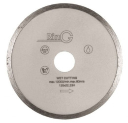 Диск алмазный Ring сплошной 115х5х1,8/2,1х22,2 мм 249110
