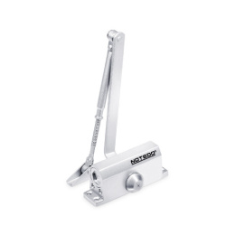 Доводчик дверной Notedo DC-040 White со складным рычагом, до 40кг, от -35 до +60 °С, белый Notedo 20937