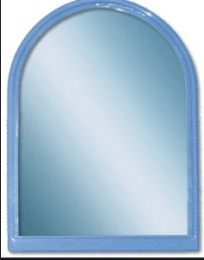 Зеркало для ванной комнаты в пластиковой раме Елена МХ 40х54х3см голубой Comfort life
 101-106-01-02