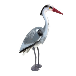Фигурка садовая пластиковая Журавль серый 72x18x71см Inbloom 162-118