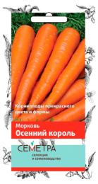 Морковь Осенний король  2г цветной пакет серия Семетра Поиск