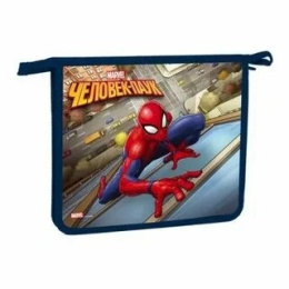 Папка для тетрадей А5 на молнии Hatber Человек-паук AMC_67030