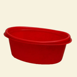 Таз пластиковый овальный 14л, цвета в ассортименте БЗПИ 321655