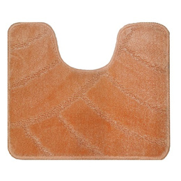 Коврик напольный для туалета U-type на латекс. основе  45х 55см толщина 11мм, терракотовый Banyolin