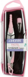 Готовальня  2 предмета Devente Pastel, розовый 5093309
