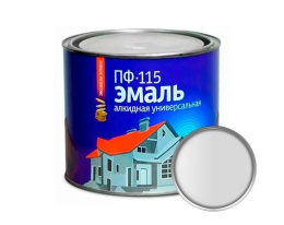 Эмаль ПФ-115 алкидная универс. св.-серая 0,8кг (Смоленск) Р09412