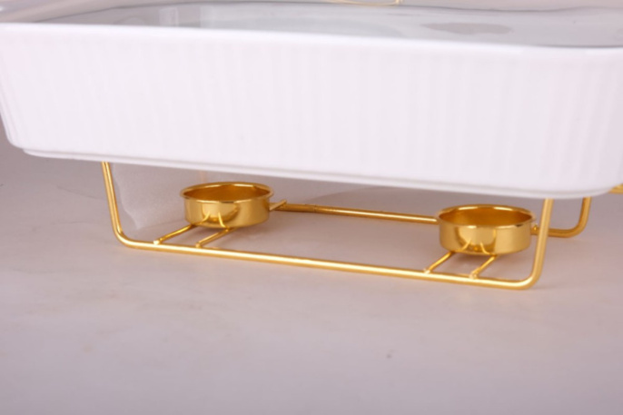 Мармит фарфоровый 363х190х60мм, в п/у Коралл ZD14454