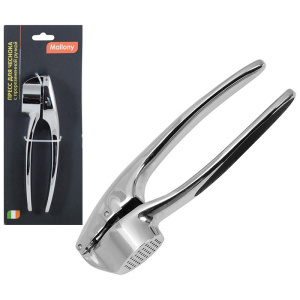 Чесночница стальная хромированная прорезиненные ручки, Moderno Mallony 984042