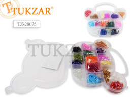 Набор для творчества. Бисер 15 шт разной формы по 8г, цвета в ассортименте TZ-28075