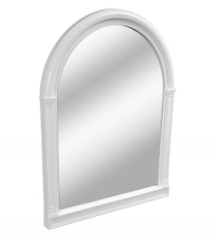 Зеркало для ванной комнаты в пластиковой раме Елена МХ 40х54х3см белый Comfort life
 ЕК-106Р-01