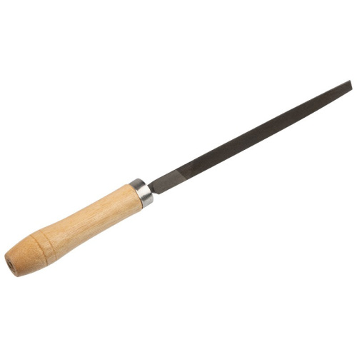 Напильник трехгранный 150мм деревянная ручка Park 109366