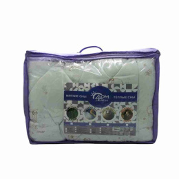 Одеяло 172х205см Овечья шерсть (п/э 70) в чемодане ДомВелл 