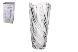 Ваза для цветов стеклянная бутон h-29,5см d-14см, в п/у Коралл 9287