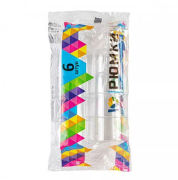 Набор рюмок одноразовых  6шт. 100мл Кристалл, прозрачный Юпласт ЮНАБ2040