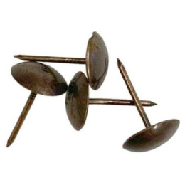 Гвозди мебельные декор. ф8*14мм медь 30гр. 7224