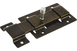 Задвижка дверная ЗД-02 (бронза) (прямоуг.риг)Секрет 08-04