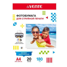 Бумага А4 Devente матовая односторонняя 180г  20 листов 2042904