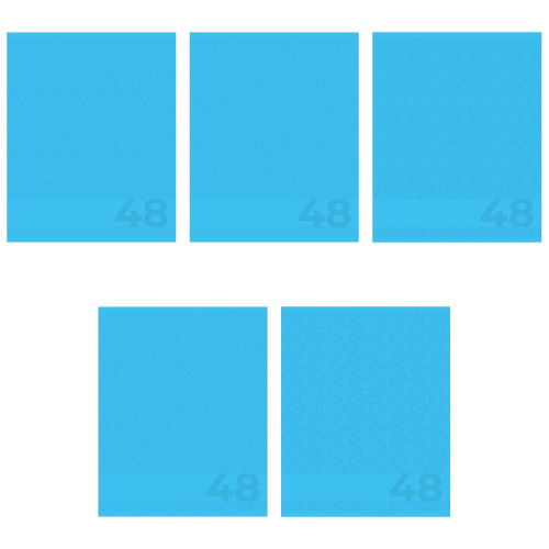 Тетрадь  48 листов Голубой 15019/5