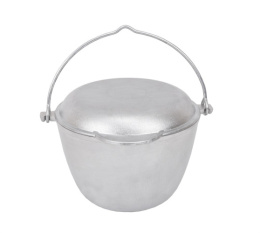 Котел походный алюминиевый литой  3,0л с крышкой-сковородой Kukmara кп30