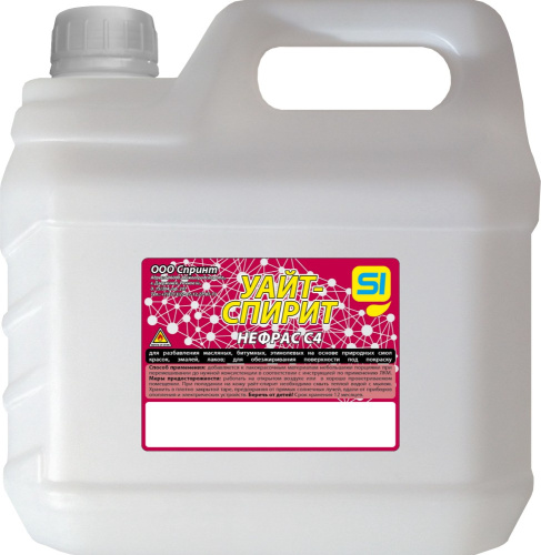 Уайт-спирит  3л ТУ в канистре Спринт