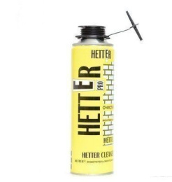 Очиститель монтажной пены 430г/650мл Hetter
