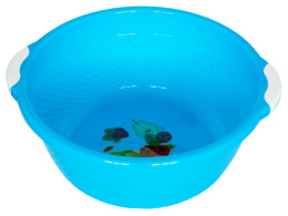 Таз пластиковый круглый 10л с ручками Люкс, цвета в ассортименте Ар-Пласт 03036