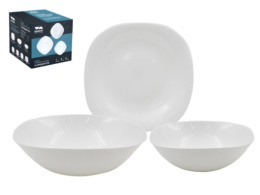 Набор столовый стеклокерамический 13 предметов квадратный Белье, в п/у Lavenir 13PCS SQ WHITE