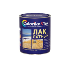 Лак яхтный матовый 0,8л Colorika&Tex 151-08-284