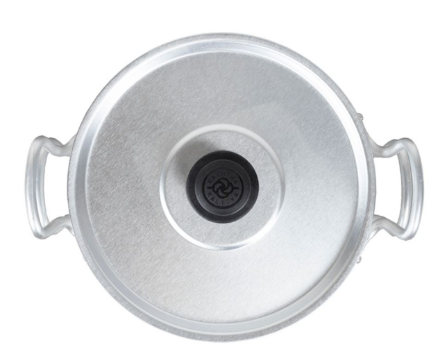 Кастрюля-пароварка алюминиевая 2,5л Калитва 14425