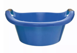 Таз пластиковый круглый 30л с ручками Люкс, цвета в ассортименте Полимербыт С409