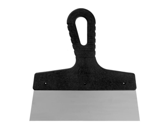 Шпатель фасадный нержавеющий 200мм пластиковая ручка Сибртех 85438